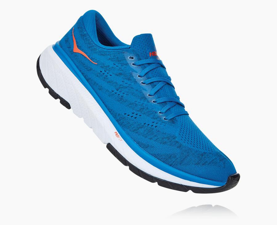 Hoka One One Running Shoes Mens Blue - Cavu 3 - 60431PMUZ